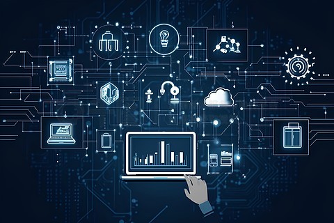 探秘數(shù)字化未來 從高清筆記本圖片到彩色圖標設(shè)計的科技美學